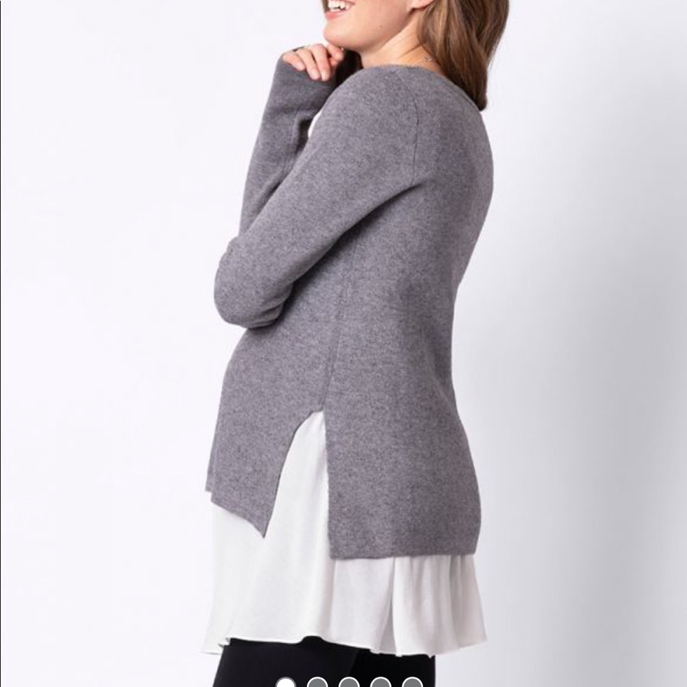 Seraphine Layered Knit Maternity & Nursing  size 4 maternity nursing nwt - Picture 3 of 12
